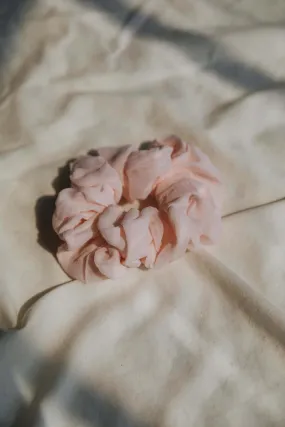 100% up-cycled chiffon scrunchie