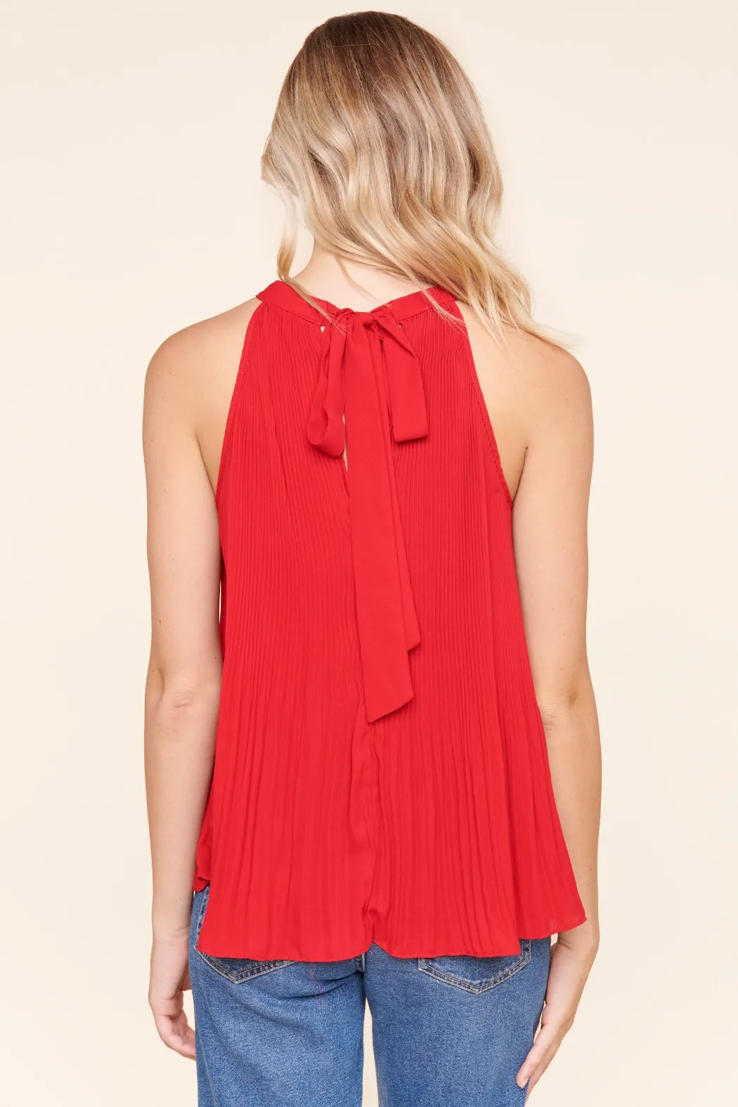 Acadia Pleated Halter Top