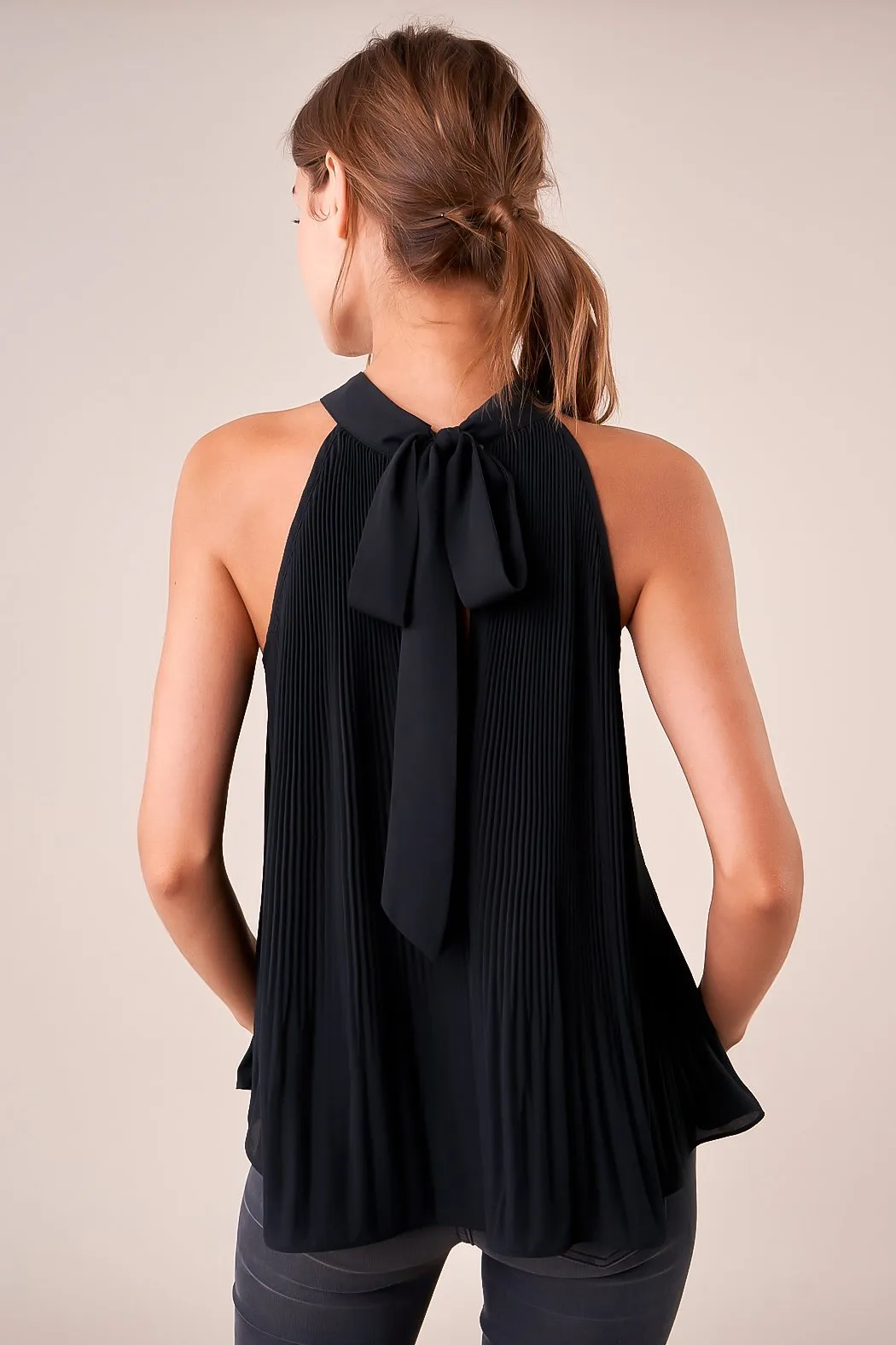 Acadia Pleated Halter Top