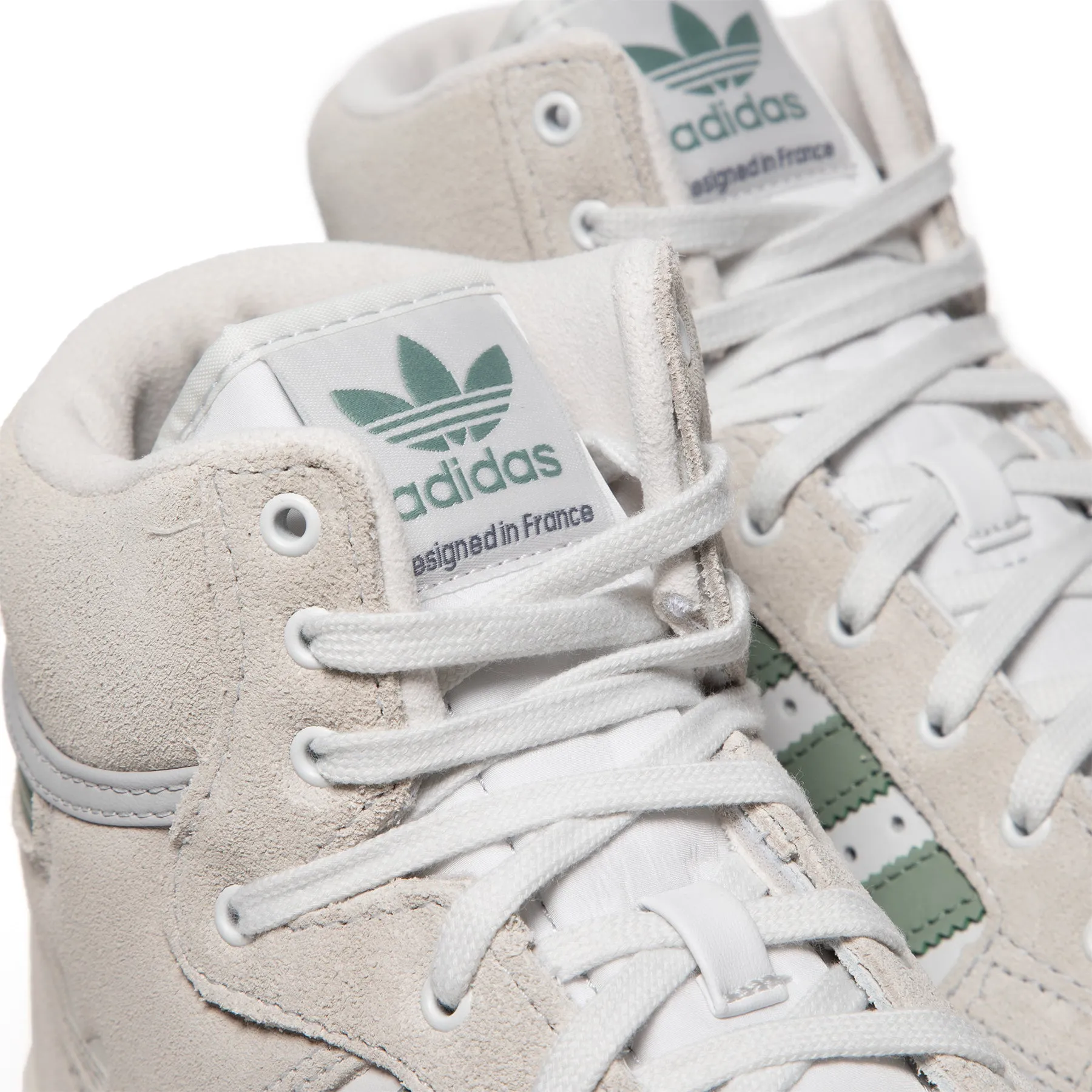 adidas Centennial 85 HI (Crystal White/Silver Green/Silver Green)