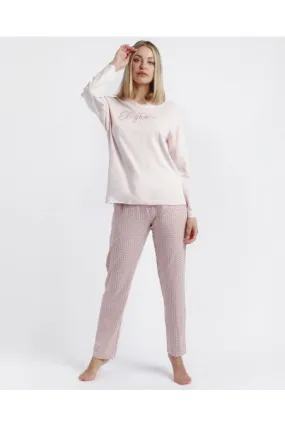 ADMAS CLASSIC ROSE CHAINS LONG SLEEVE WOMAN PYJAMA