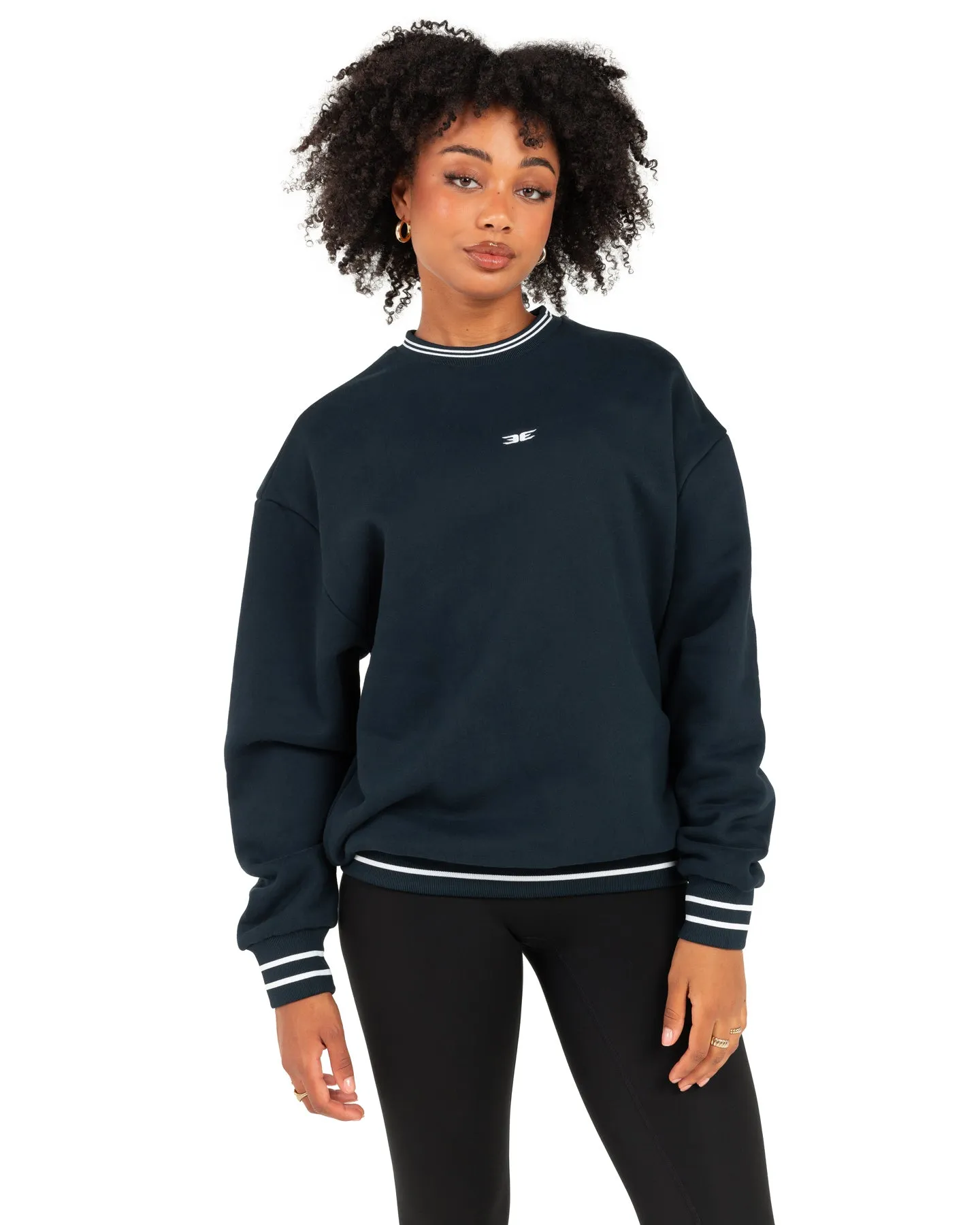 Alpine Heavyweight Crewneck - Navy