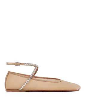 Ane Beige Mesh Flats