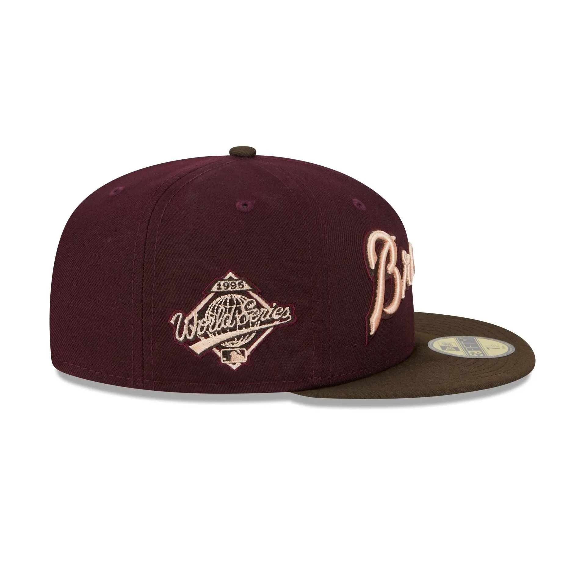 Atlanta Braves Berry Chocolate 59FIFTY Fitted Hat