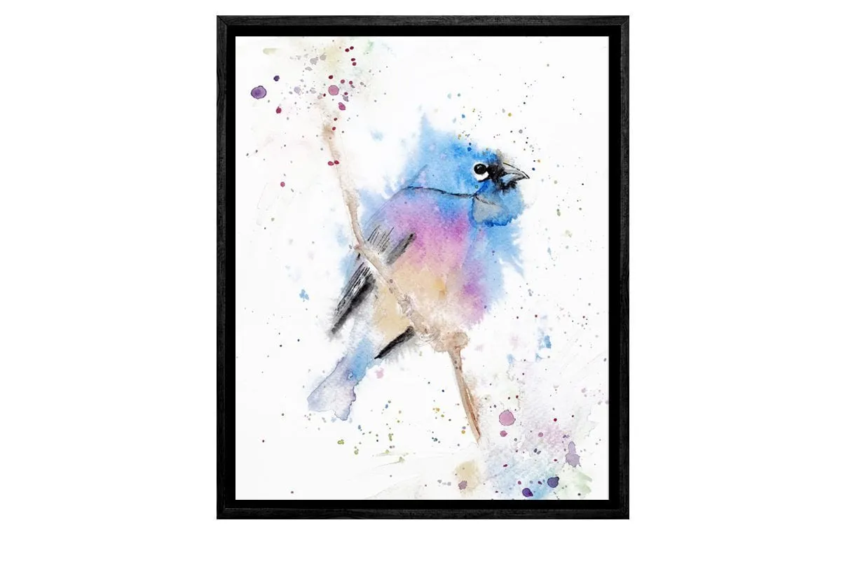 Bird Watercolour 2 | Canvas Wall Art Print