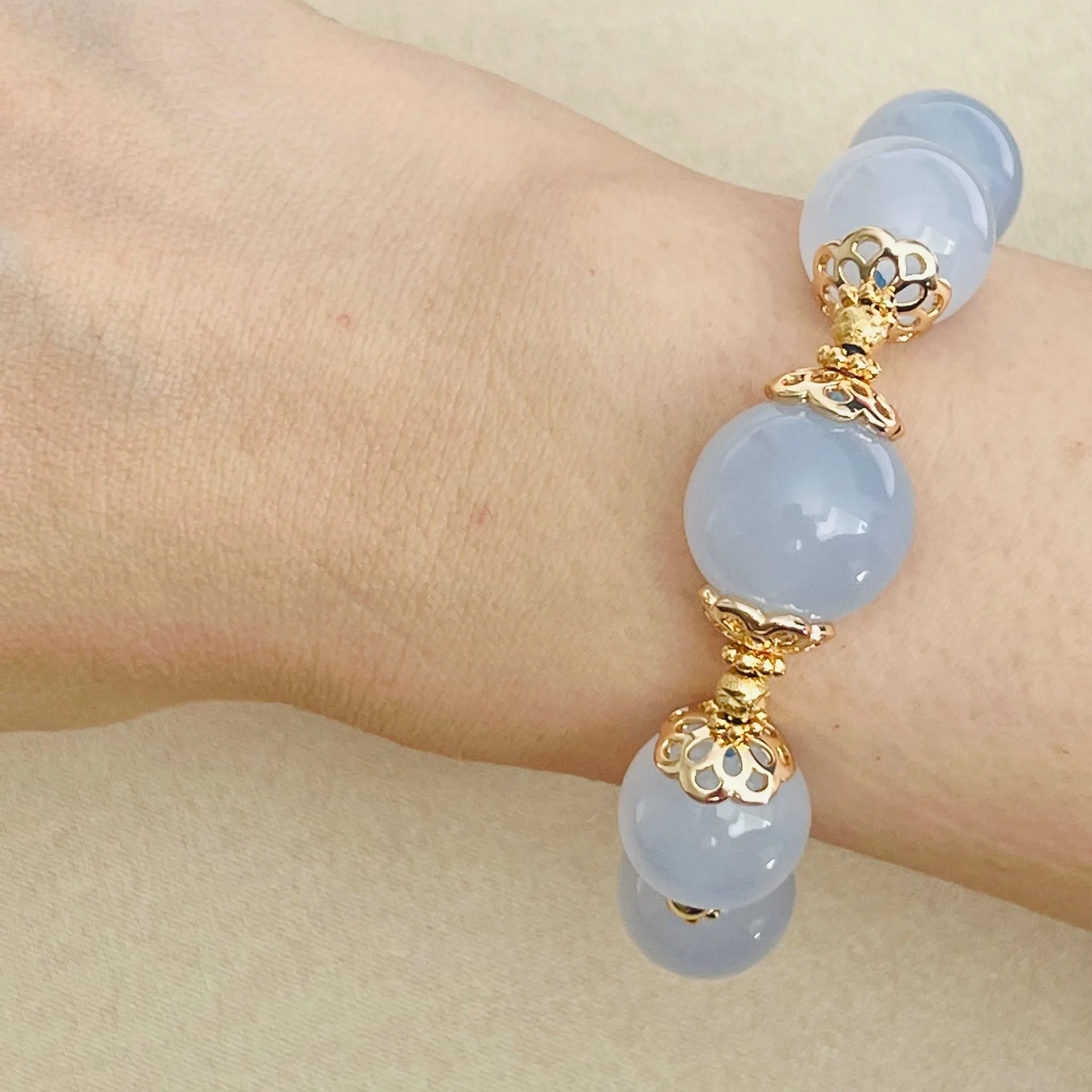 Blue Chalcedony Supreme Bracelet