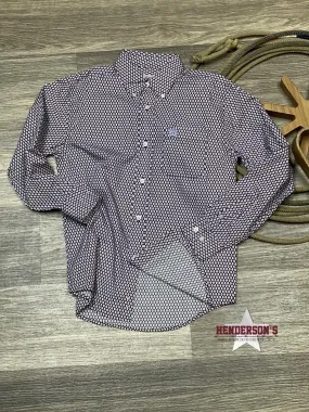 Boy's Cinch Geo Print ~ Purple