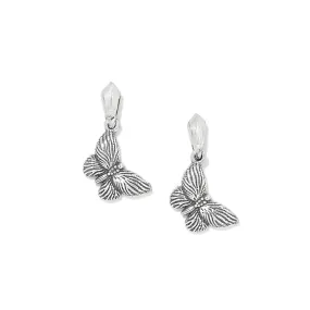 Brighton Bloom Butterfly Petite Post Drop Earrings