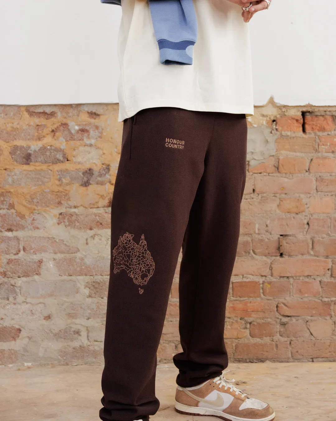 Brown Honour Country Track Pants