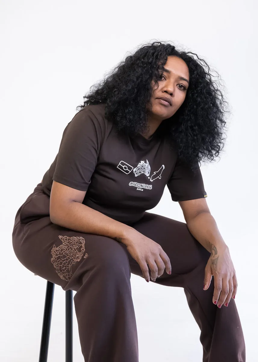 Brown Honour Country Track Pants