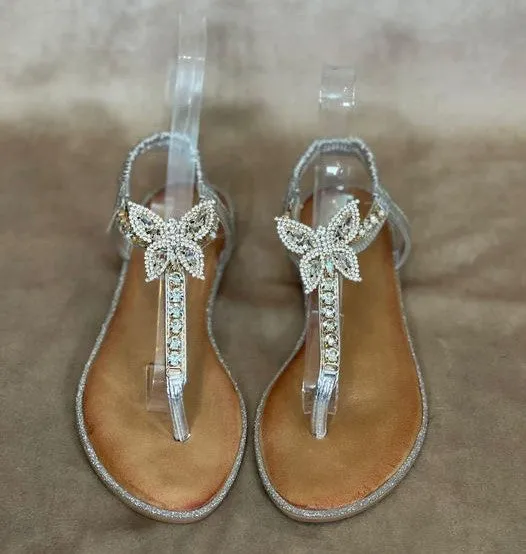 Butterfly Flat Sandals