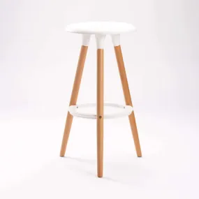 CAPRI WOODEN LEG BARSTOOL