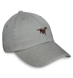 Chocolate Lab Sporting Cap - Stone