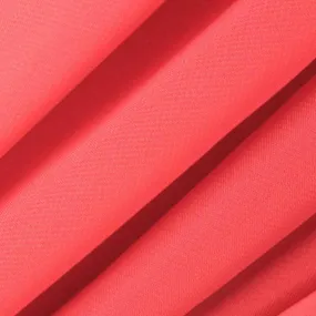 Coral Stretch Chiffon Fabric