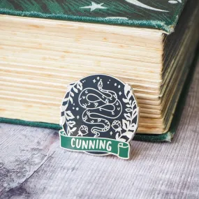 CUNNING SNAKE ENAMEL PIN