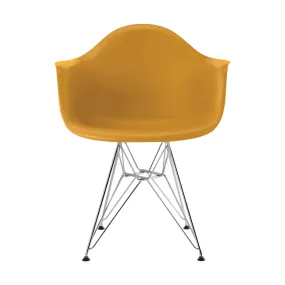 Eames® Molded Recycled Plastic Armchair from Herman Miller - Deep Yellow