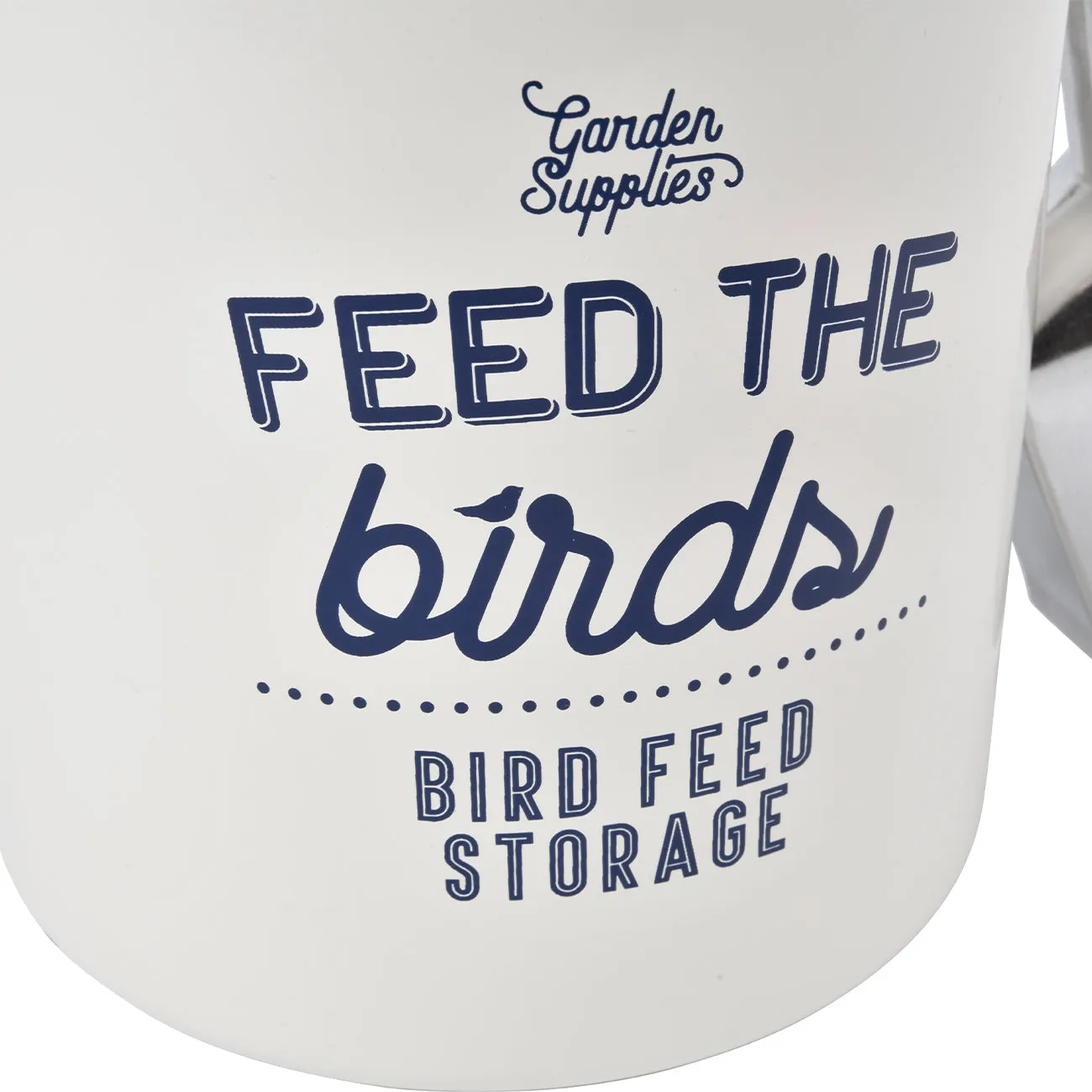 'Feed the Birds' Bird Food Tin - Stone