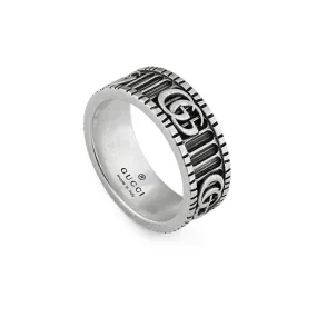 Gucci Marmont Silver GG Ring