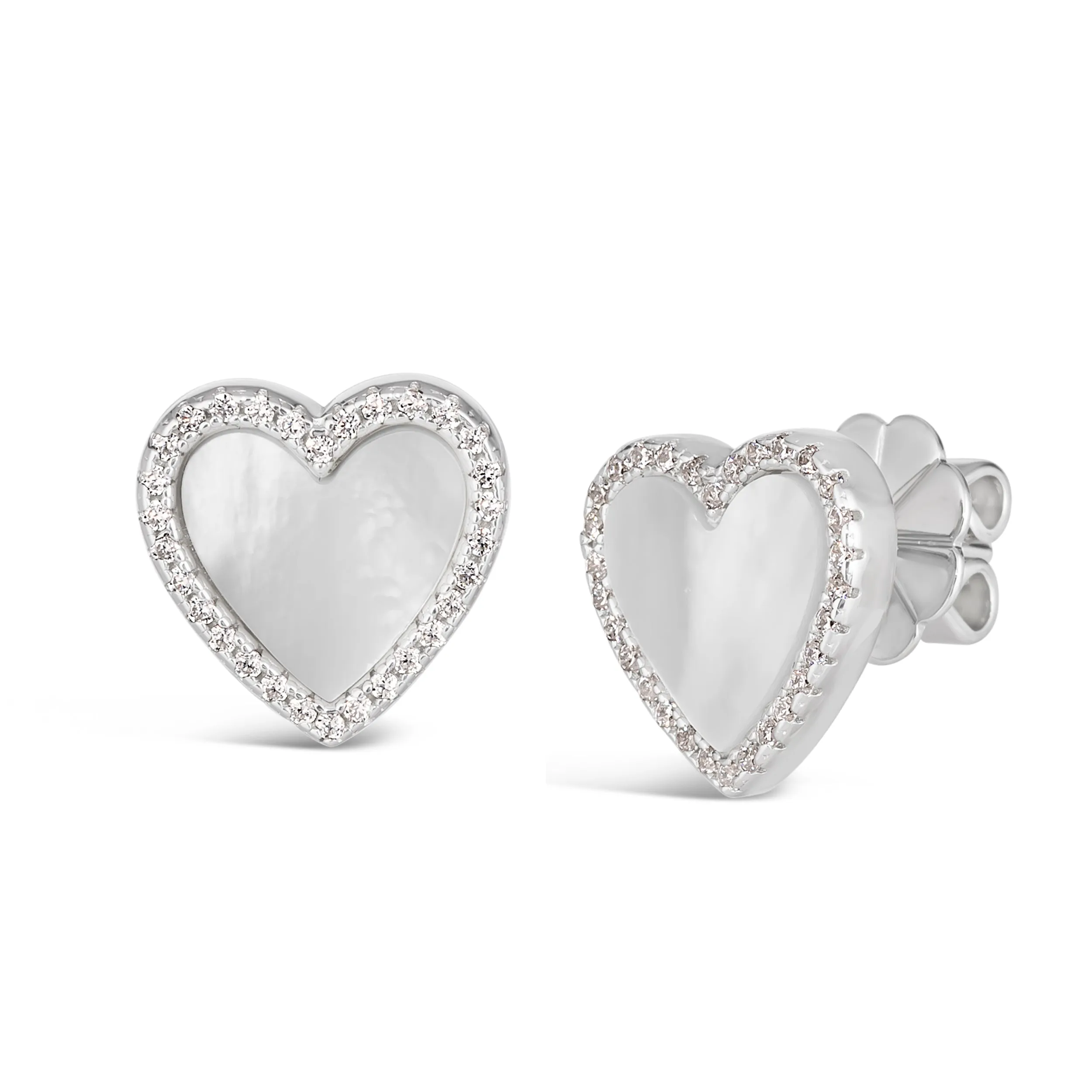 House of Hearts Mother of Pearl Earrings