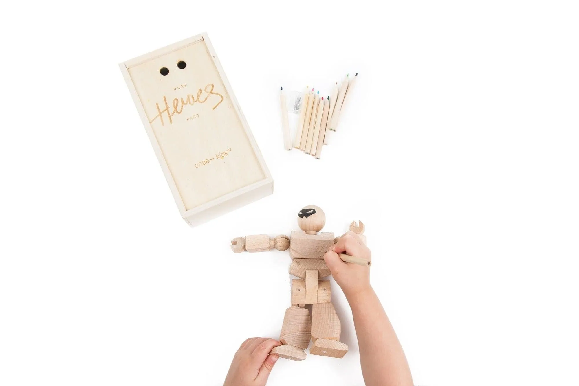 Make Your Own Wood Action Figure Color Kit