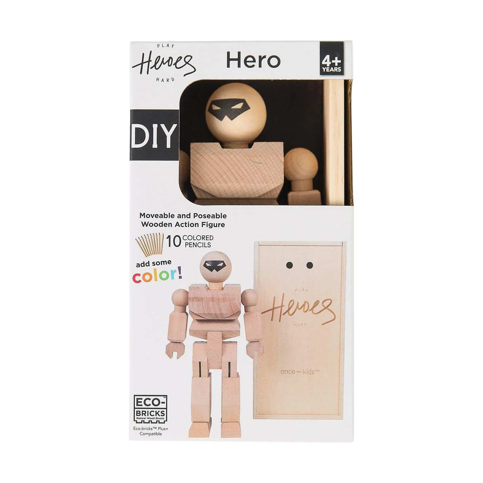 Make Your Own Wood Action Figure Color Kit