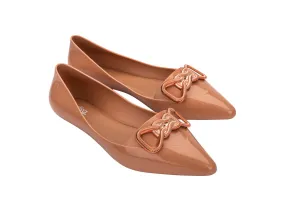 Melissa Pointy Classy AD Beige Ballerinas For Women