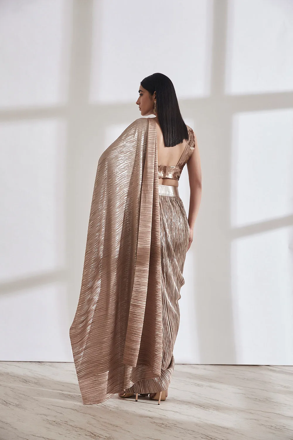 Metallic 2.0 Sari with APS Blouse