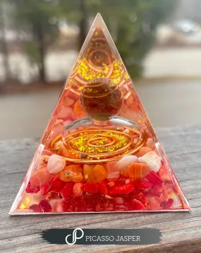 Orgone Crystal Pyramid: Gratitude Ritual Bundle