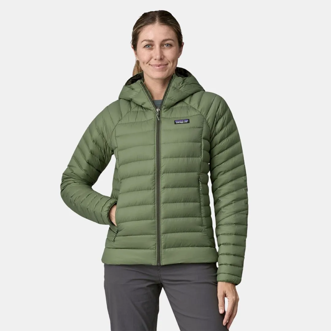 Patagonia Women's Down Sweater Hoody Jacket Terrain Green