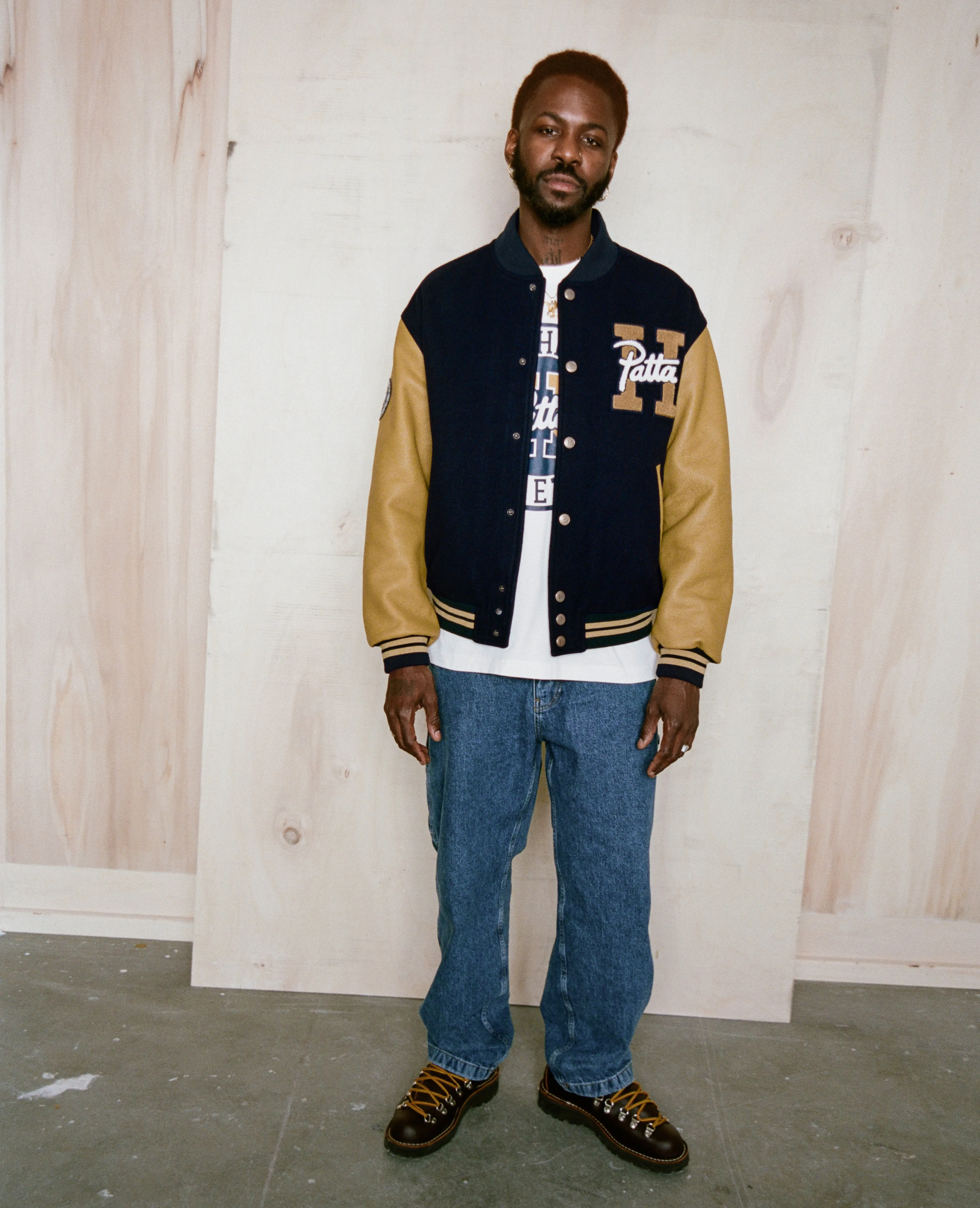 Patta x Tommy Varsity Jacket (Sport Navy)