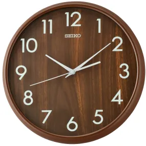 Seiko Wooden Design Decorative Wall Clock QXA810B