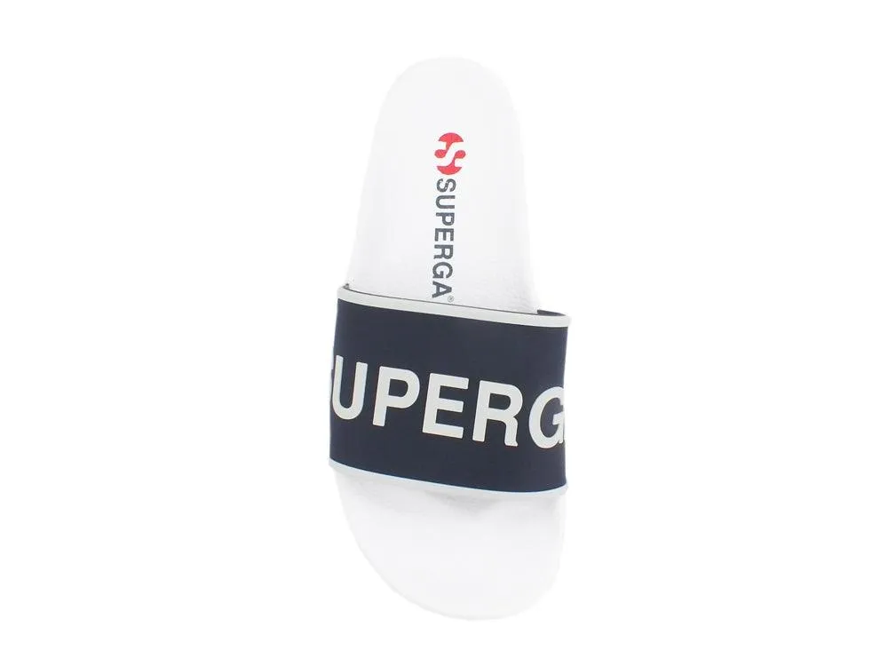 SUPERGA 1908-PUU Ciabatta White Navy S711B3W