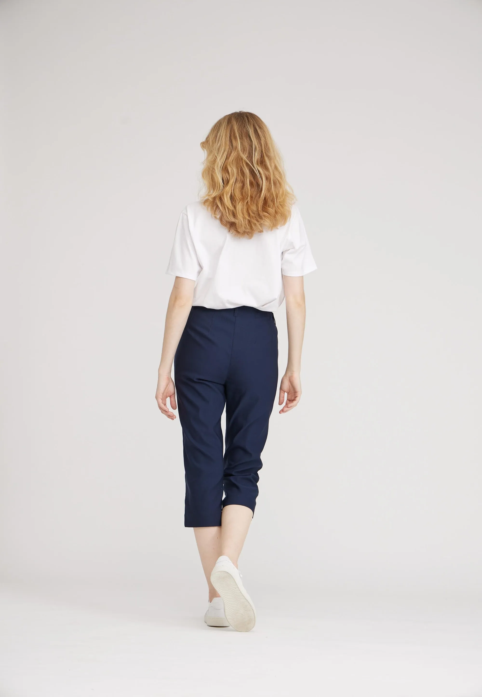 Taylor Regular Capri Medium Length - Navy