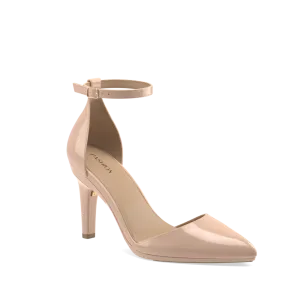 The D'Orsay - Sand Patent   Stiletto Heel Kit 4 Sand - FINAL SALE