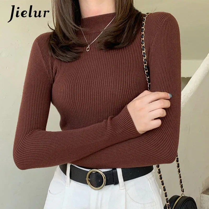 Turtleneck Women Knitted Sweaters