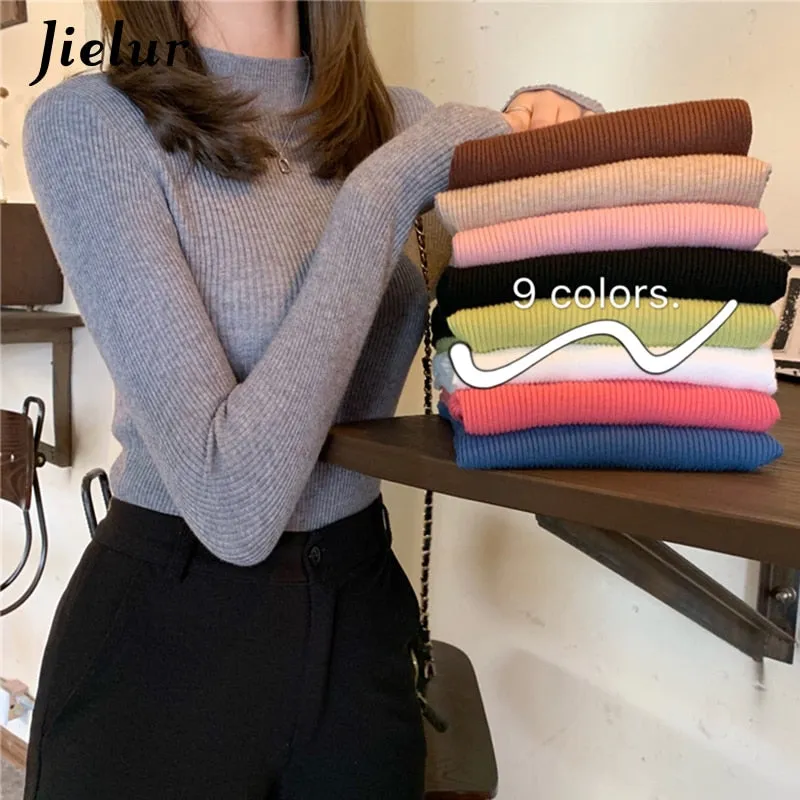 Turtleneck Women Knitted Sweaters