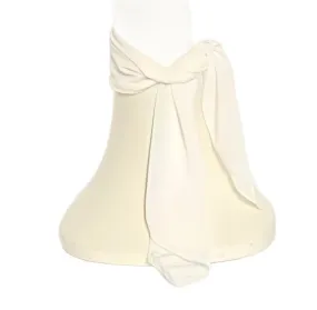 White Chiffon Neck Scarf